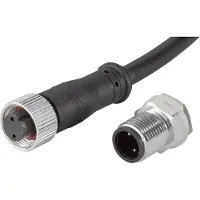 TRU COMPONENTS Wasserdichte Steckverbindung mit Einbaustecker