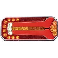 WAS Rücklicht mit integriertem LED-Blinker, 12V/24V