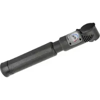 Fischer Fahrrad Mini-Pumpe mit umschaltbarem Druck/Volumen