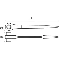 Bahco SC2RM-19-22, 430 g