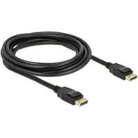 DeLOCK 3m Displayport 1.2a, 3 m, DisplayPort, DisplayPort, Männlich, Männlich, 3840 x 2160 Pixel