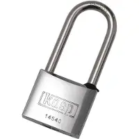 Kasp K14540L50D Hængelås 40 mm Forskellige Rustfrit stål Nøglelås
