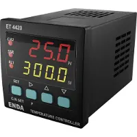 Enda ET4420-230 PID Temperaturregulator Pt100, J, K, T, S, R Relæ 2 A, SSR (L x B x H) 94 x 48 x 48 mm