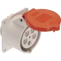 As Schwabe as-Schwabe CEE-Anbaudose 400V 16A 5-polig mit Dichtungsring max. 2,5mm² IP44