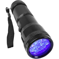 Berger & Schroeter UV 395-400 nm UV-LED Lommelygte Håndstrop Batteridrevet 95 g