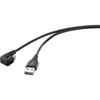 Renkforce USB-Kabel USB 2.0 USB-C Stecker, USB-A Stecker 1.00 m Schwarz RF-4609276
