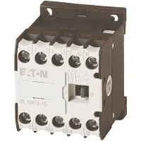 Eaton DILEM12-10(230V50HZ,240V60HZ), Schütz, Schwarz, Weiß, IP20, 45 mm, 52 mm, 58 mm