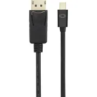 Renkforce Mini-DisplayPort / DisplayPort Adapterkabel Mini DisplayPort Stecker, DisplayPort Stecker 3.00 m Schwarz RF-4