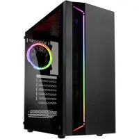 Kolink Inspire K7 ARGB, Midi Tower, PC, Schwarz, ATX, micro ATX, Mini-ITX, Netz, Kunststoff, Stahl, Gehärtetes Glas, 16 cm