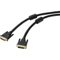 Renkforce DVI ANSCHLUSSKABEL 20 M 93952 vergoldete Steckkontakte