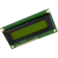 Display Elektronik LC-display Gulgr?n (B x H x T) 84 x 44 x 7.6 mm