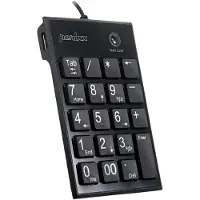 Perixx PERIPAD-202 H B USB Numeric keypad Multimedia buttons Black