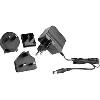 HN POWER HNP18I-120V2 Steckernetzteil, Festspannung 12 V/DC 1.50 A 18 W mit Australien-Adapter, mit UK-Adapte