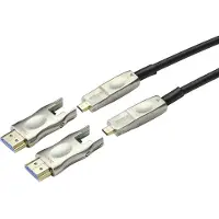 Speaka Professional HDMI Adapterkabel 20.00m SP-9538580 PVC-Mantel Schwarz (1x HDMI-Stecker, HDMI...