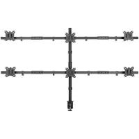 Speaka Professional SP-MM-1010 1 Stück Monitorhalterung 43.2 cm 17" - 81.3 32" Schwarz RAL (SP-9767248)