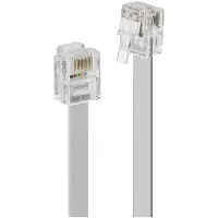 Lindy RJ-12 M/M 5.0m, 5 m, RJ-12, RJ-12, Grau, Männlich, Männlich