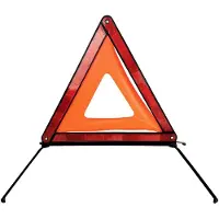 HP Autozubehör 10132 Advarselstrekant Personbil, ATV, Autocamper, Van , SUV, Firhjulscrosser, Lastbil, Landbrug, Bus , Byggemaskiner (L x B x H) 46 x 57 x 35 cm