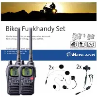 Midland G9 Plus, Mehrzweck-Radioservice (MURS), 24 Kanäle, 446.00625 - 446.19375 MHz, LCD, 58 mm, 32 mm