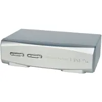Lindy KVM Switch Pro - KVM-Switch - 2 x KVM port(s) - 1 lokaler Benutzer - Desktop
