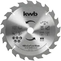 Kwb 584359 Kreissägeblatt 160 x 16 mm 1 St