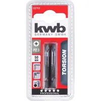 Kwb 122153 Sechsrund-Bit PZ 3 Stahl 2 St.