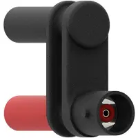 Electro PJP 21130-CD1 Messadapter BNC-Buchse - Bananenkupplung Rot, Schwarz