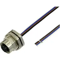 Bkl Electronic 2703009 Sensor/Aktor Einbaustecker M12 5 m Polzahl: 3 1 St.