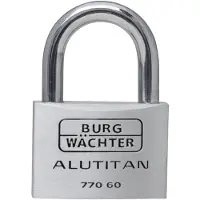 Burg wachter 36121 Vorhängeschloss 70.00 mm verschieden schliessend Aluminium S