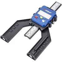 Dasqua 2605-0015 Digitaler Tiefenmesser mit Magnet Messbereich: 0-80 mm, Auflö