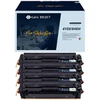 G&G Toner ersetzt HP, Canon 410X, 046H Kompatibel Kombi-Pack Schwarz, Cyan, Magenta, Gelb GS-H410X-