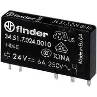 Finder 34.51.7.060.4010 Printrelæ 60 V/DC 6 A 1 x skiftekontakt 20 stk
