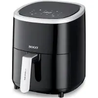SOGO Human Technology AIR FRYER 3.5L-60MIN TEMP-TOUCH PANEL,80-200ºC 1200W 8 PREST MENUS