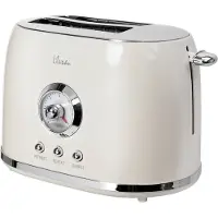 BIKITCHEN 422017 bikitchen nostalgia 200 Toaster cremeweiß Haushaltsgerät
