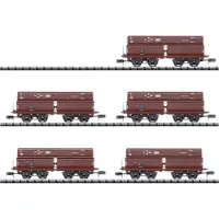 Minitrix aus T15013 N 5er-Set Selbstentladewagen Erz Iid der DRG