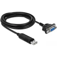 DeLOCK USB 2.0 zu Seriell RS-232 Adapter mit Steckergehäuse