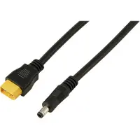 TRU COMPONENTS DC-Stecker 2,5/5,5 mm auf XT60-Kabel 0,5 m TC-13619296 Schwarz I