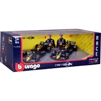 Bburago 78511 F1 2024 Oracle Red Bull Rb20 Max Verstappen & Sergio Perez 1:43 Automodellbausatz 2 Einheiten