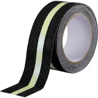 Toolcraft TO-10187130 Anti-Rutschband Schwarz, Grün (L x B) 10 m x 55 mm 1 St.