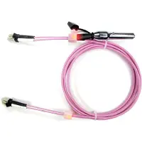 EasyLan LWL-LED-Patchkabel duplex 50/125µm OM4, LC/SC, violett, 5 m