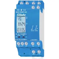 Eltako Schaltuhr S2U12DBT-UC, 2-kanalig, Display, Bluetooth, 12–230V, 10A, blau, 1 Stk.