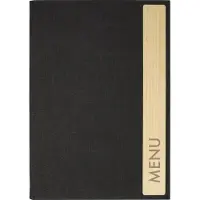 Sigel Speisekarte Menu SM220 A4 1 Stück grau, 24x34 cm