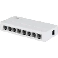 Dahua Technology PoE DH-SF1008L, Unmanaged, Fast Ethernet (10/100), Power over Ethernet (PoE), Desktop