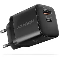 Axagon ACU-PQ20 Wandladegerät QC3.0/AFC/FCP+ PD type-C 20 W - schwarz - USB Typ C, Drinnen, AC, Schwarz
