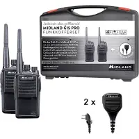 Midland G15 Pro NC PMR Funkkofferset 2-teilig Walkie Talkie Funkgerät