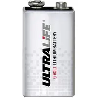 Ultralife U9VL-BP, Lithium, 9V, Schwarz, Rot