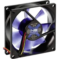 Noiseblocker BlackSilent X1 PC-Gehäuse-Lüfter (B x H x T) 80 x 80 x 25 mm