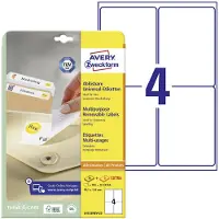 Avery-Zweckform Universal-Etiketten, 99,1 x 139 mm, wiederablösbar