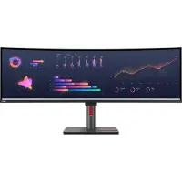 Lenovo ThinkVision P49w-30 49 Curved 5K DQHD-Thunderbolt-USB-C-Monitor, 5120 x 1440