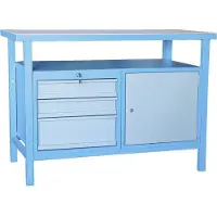 Aerotec 20142020 Werkbank Grundmodul (B x H x T) 1200 x 850 x 600 mm Blau (RAL 5