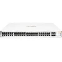 HP Aruba Networking Networking Instant On Switch 48p Gigabit CL4 PoE 4p SFP 370W 1830, Managed, L2, Gigabit Ethernet (10/100/1000), Power over Ethernet (PoE), Rack-Einbau, 1U